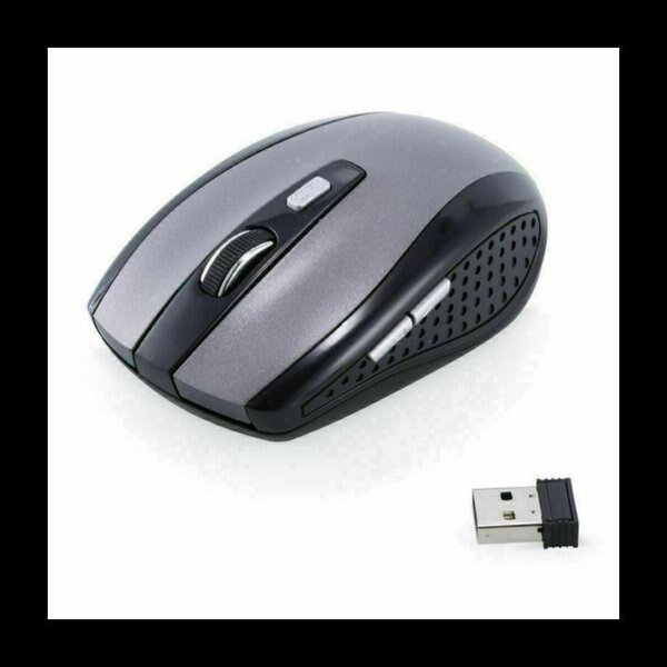 2.4GHz Wireless Optical Mouse Mice & USB Receiver For PC Laptop Computer DPI Gray, Sanoxy, Mfr#: PP-MS-193168148815-GRY